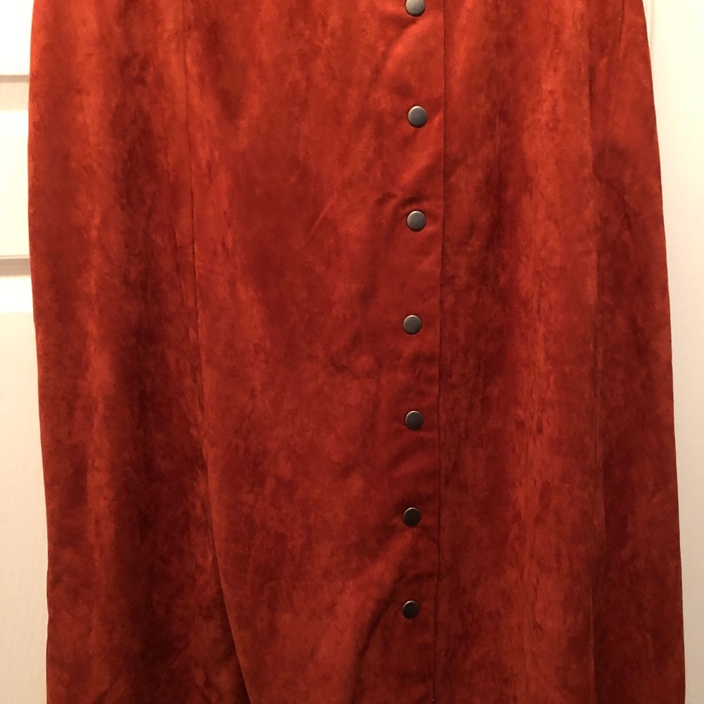 Rust colored skirt